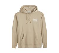 Scotch & Soda Relaxed Fit Fleece Graphic Hoodie Taupe Talla: S | Sudaderas con Capucha Outlet | Hombre | Negro