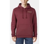 Scotch & Soda Relaxed Fit Fleece Graphic Hoodie Wine Talla: S | Sudaderas con capucha Outlet | Hombre | Rojo