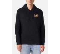Scotch & Soda Relaxed Fit Graphic Fleece Hoodie Black Talla: M | Sudaderas con Capucha Outlet | Hombre | Negro
