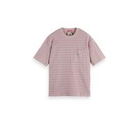 Scotch & Soda Relaxed-fit Horizonal Textured T-shirt Burnished Lilac Talla: S | Camisetas Básicas Outlet | Hombre | Púrpura