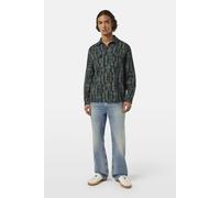 Scotch & Soda Relaxed Fit Patchwork Shirt Navy Check Talla: S | Camisas Casuales Outlet | Hombre | Azul
