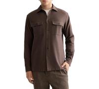 Scotch & Soda Relaxed-Fit Shirt, Camisa Hombre, Demitasse Melange, S