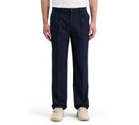 Scotch & Soda Relaxed Straight Fit Pleated Wool Blend Chino Night Talla: W30L32 | Pantalones Sastre Outlet | Hombre | Negro