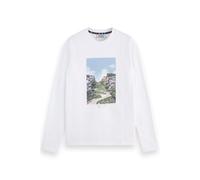 Scotch & Soda San Francisco Artwork T- Shirt Ls White Talla: S | Manga Larga Outlet | Hombre | Blanco