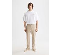 Scotch & Soda Seasonal Core - Drift - Washed Cotton Blend Chino Plaza Taup Talla: W34L32 | Chinos Outlet | Hombre