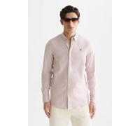 Scotch & Soda Seasonal Core Oxford Striped Regularfit Shirt Medium Red Talla: S | Camisas Casuales Outlet | Hombre | Rojo