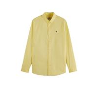 Scotch & Soda Seasonal Core - Regular Fit Solid Oxford Shirt Sorbet Yellow Talla: XL | Camisas de Trabajo Outlet | Hombre | Amarillo