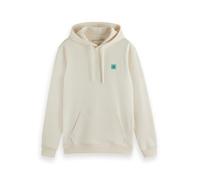 Scotch & Soda Seasonal Core - Sudadera con Capucha con Logotipo de Ajuste Regular, Eggnog 100, L