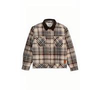 Scotch & Soda Sherpa Lined Plaid Flannel Eisenhower Jacket Mocha Talla: XL | Bombers Outlet | Hombre