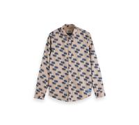 Scotch & Soda Slim-fit Micro All-over Printed Shirt Art Dept Rays Ditsy Pl Talla: M | Camisas Casuales Outlet | Hombre