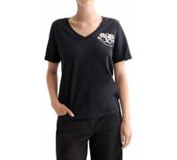 Scotch & Soda Slub Chest Artwork T-Shirt Camiseta, Meteorite U014, XS para Mujer