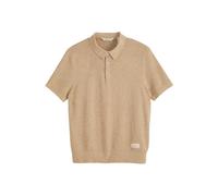 Scotch & Soda Ss Neps Texture Stitch Polo Sweater Taupe Talla: S | Polos Outlet | Hombre | Negro
