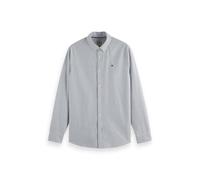 Scotch & Soda Striped Regular-fit Oxford Shirt Insignia Blue Stripe Talla: XL | Camisas Casuales Outlet | Hombre | Azul