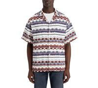 Scotch & Soda Structured Printed Stripe Shirt Red Blue Multi Talla: S | Camisas Casuales Outlet | Hombre | Azul