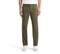 Scotch & Soda Core-Stuart-Stretch Cotton Chino Pantalones, Khaki, 34W x 34L Hombres