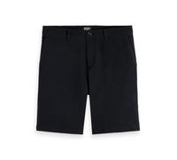 Scotch & Soda Core-Stuart-Cotton-Blend Twill Short Pantalones Cortos, Black, 34W para Hombre