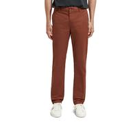Scotch & Soda Stuart Seasonal Essential In Organic Cotton Deep Toffee Talla: W33L30 | Chinos Outlet | Hombre |