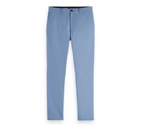 Scotch & Soda Stuart - Slim-fit Washed Cotton Blend Chino Faded Denim Talla: W29L34 | Chinos Outlet | Hombre | Azul
