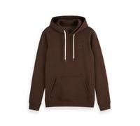 Scotch & Soda Sudadera con Capucha con Logotipo de Insignia Esencial para Hombre, Taza Pequeña, M