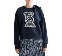 Scotch & Soda Sudadera con diseño de Arte Elevado para Mujer, Sky Captain V458, XL