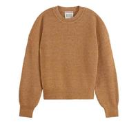 Scotch & Soda Core Fuzzy Crew Neck Pullover Suéter, Tobacco Melange 210, M para Mujer