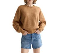 Scotch & Soda Suéter de Cuello Redondo Mullido para Mujer, Tobacco Melange 210, S
