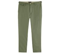 Scotch & Soda The Drift- Organic Cotton-blend Twill Chino Army Talla: W30L32 | Pantalones sastre Outlet | Hombre | Verde
