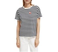 Scotch & Soda The Free Spirit Peace Bird Regular Fit T-shirt White Talla: S | Outlet | Mujer | Blanco