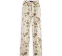 Scotch & Soda The Ripple Authentic Straight Jeans Poetry Tapestry Poetry T Talla: W24L32 | Vaqueros Rectos Outlet | Mujer
