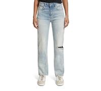 Scotch & Soda The Sky High Rise Straight Jeans Big Splash Big Splash Talla: W29L32 | Outlet | Mujer |