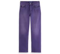 Scotch & Soda The Sky High Rise Straight Jeans - Garment Dyed Colours Aube Talla: W24L30 | Outlet | Mujer |
