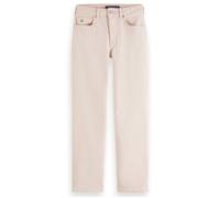 Scotch & Soda The Sky High Rise Straight Jeans - Garment Dyed Colours Seaf Talla: W25L30 | Vaqueros Rectos Outlet | Mujer