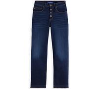 Scotch & Soda The Sky Straight Jeans With Exposed Fly Beaten Blue Beaten B Talla: W25L32 | Outlet | Mujer | Azul