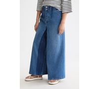 Scotch & Soda The Wave Custom Cropped Wide Leg Jeans - Art From The Heart Talla: W25 | Pantalones Outlet | Mujer