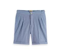 Scotch & Soda Twilt- Striped Cotton-blend P Ecru Navy Stripe Talla: 38 | Pantalones Cortos Outlet | Hombre | Marrón