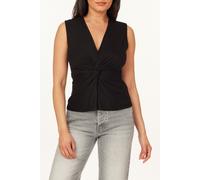 Scotch & Soda Twist Cut & Sew Shell Black Talla: XS | Camisetas de tirantes Outlet | Mujer | Negro