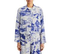 Scotch & Soda Utility Fluid Shirt Journey Of The Free Mind Blue Talla: 34 | Camisas Outlet | Mujer | Azul