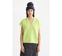 Scotch & Soda V-neck Sleeveless Modal Sweatshirt Green Glow Talla: L | Camisetas de Tirantes Outlet | Mujer | Verde