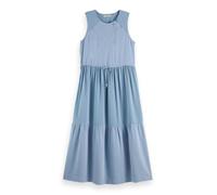 Scotch & Soda Vestido Midi con Cintura Fruncida, Vaquero desteñido V441, 68