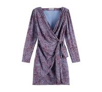 Scotch & Soda Viscose Jacquard Knotted Dress Blue Mountain Paisley Lake Bl Talla: 36 | Mini Vestidos Outlet | Mujer | Azul