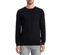 Scotch & Soda Core-Viscose Pullover Crewneck Suéter, Black, L para Hombre