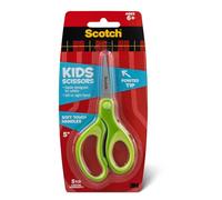 Scotch Tijeras de punta puntiaguda para niños con tacto suave, 5 pulgadas (1442P) (los colores pueden variar)