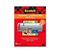Scotch TP5854-50 50pieza(s) - Plastificador (Transparente, Térmico, 0,127 mm, 226,1 mm, 292,1 mm, 50 pieza(s))
