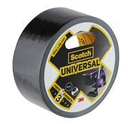 Scotch universal cinta americana color negro 2904, 25 m x 48 mm 6 un/c