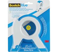 ScotchBlue Aplicador de Cinta de Pintor con 1 Rollo (36 mm x 18,2 m) - Cinta de Enmascarar Multisuperficie - para Molduras, Rodapiés, Marcos de Puertas y Ventanas