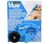 ScotchBlue M1000 Dispensador de Cinta y Papel de Enmascarar - Para usar en ventanas, puertas, bañeras y otras superficies - Protege las superficies de salpicaduras de pintura