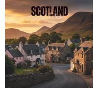 Scotland 2026 Calendar: Scenic Monthly Views of Misty Hills, Rugged Shores, Green Valleys & Rolling Meadows • U.S. Holidays with Notes | 8.5 × 8.5 in