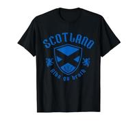 Scotland Alba Gu Brath Bandera Escocesa Orgullo Vintage Camiseta gráfica económica, Hombre, Negro, XL