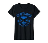 Scotland Alba Gu Brath Bandera Escocesa Orgullo Vintage Camiseta gráfica económica, Mujer, Negro, L