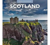 Scotland - Calendario de pared cuadrado 2026 Red Robin Publishing